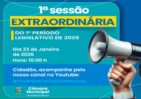 1ª Sessão Extraordinária