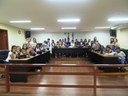 Alunos fazem visita à Câmara Municipal